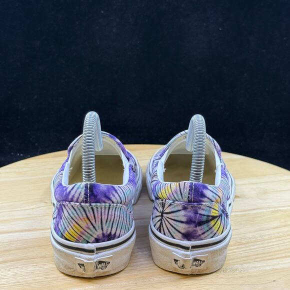 VANS Vans Classic Slip On Washed Tie-Dye Canvas Women’s Size 5.5 Sneakers - Picture 6 of 10